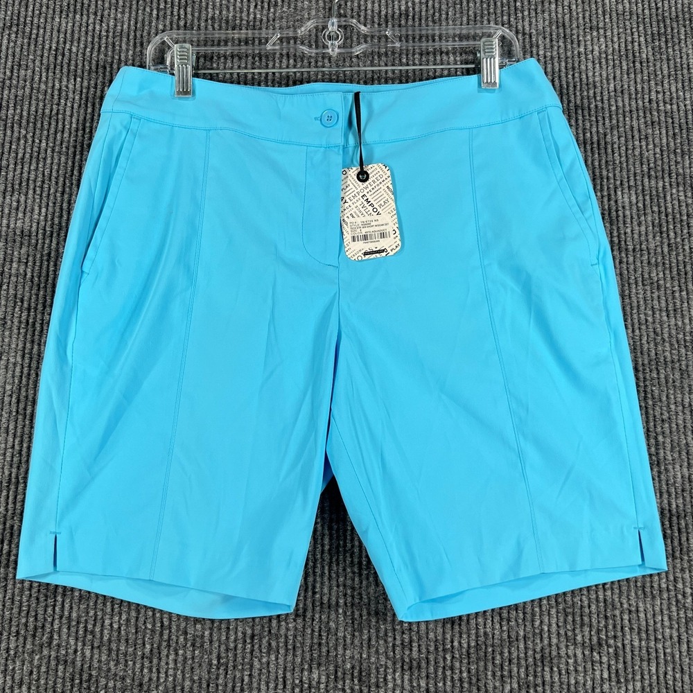 EP New York Shorts Womens Size 8 Blue Chino Golf Performance Outdoor Casual‎ New